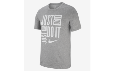 Nike Dri-FIT Cotton T-Shirt Dark Grey Heather Just Do It